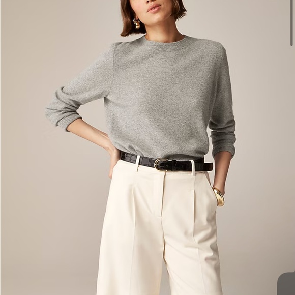 J. Crew - Cashmere classic-fit crewneck sweater in Cornflower Blue - Size XS - Picture 6 of 6